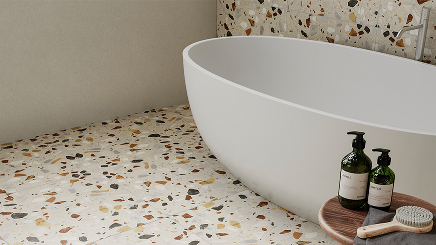 کاشی ترازو ایتالیا terrazzo tile